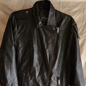 Sebby Faux Leather Jacket-XL